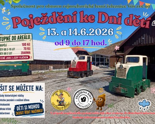 Poježdění ke Dni dětí 13. a 14.6.